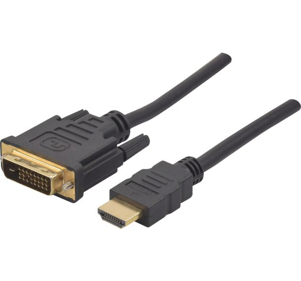 Câble hdmi a/dvi - 2m