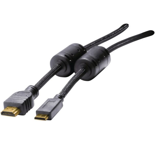Câble hdmi highspeed vers minihdmi hq