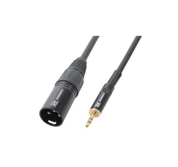 Cordon jack 3,5 stéréo mâle / XLR mâle 0,5 m