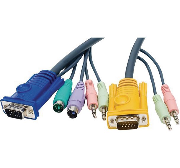 Cordon kvm VGA/PS2+AUDIO, 1,80 m ATEN