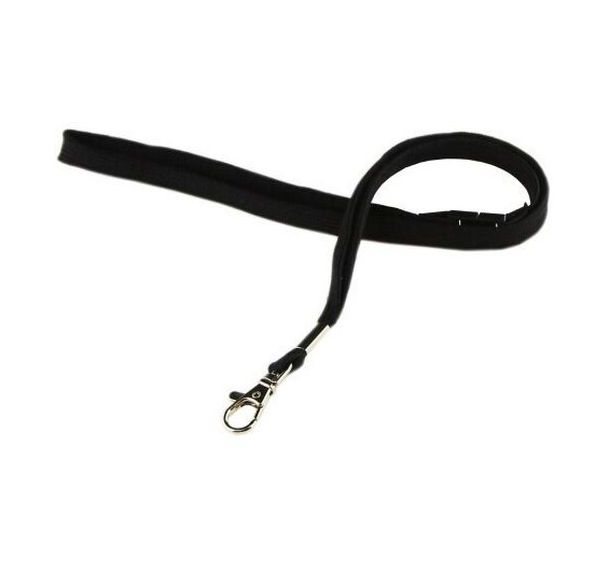 Cordon noir pour boitier porte-cartes