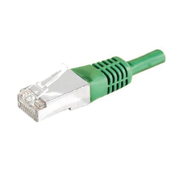 Cordon patch RJ45 F/UTP cat 6 2 mètres vert