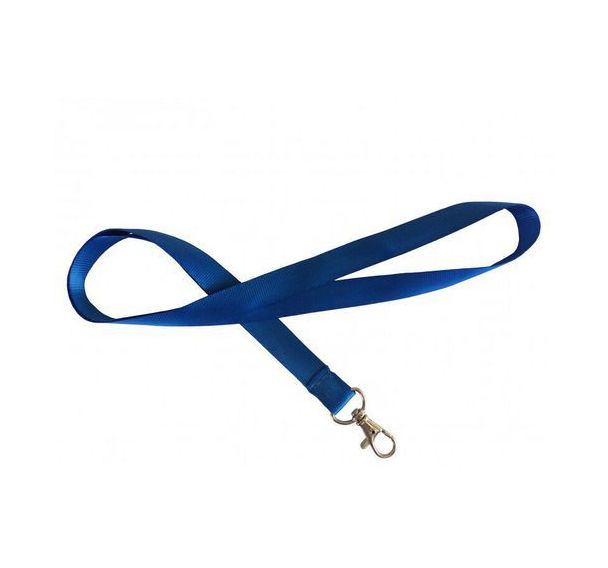 Cordon plat satiné 15 mm avec crochet métal - Paquet de 100 - Sogedex