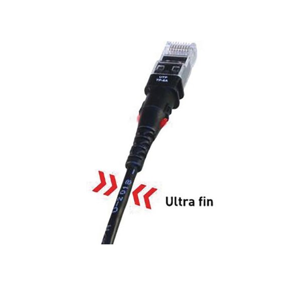 Cordon réseau RJ45 CAT 6A U UTP fin - Patchsee