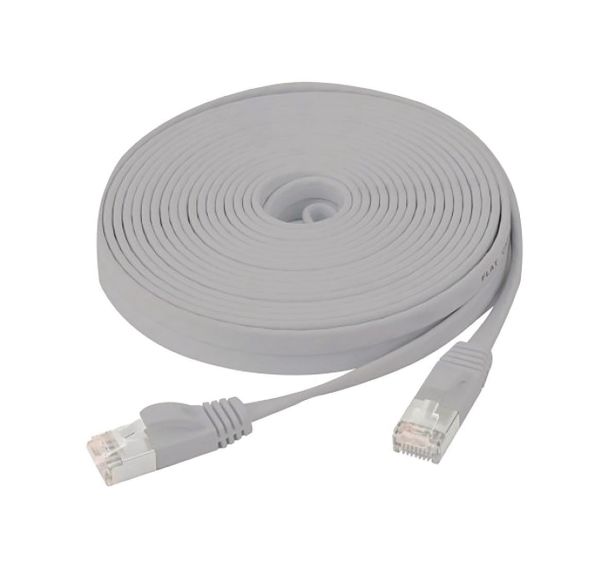 Cordon réseau RJ45 plat CAT 6 U FTP SNG gris
