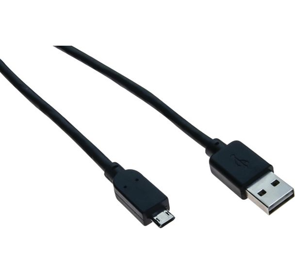 Cordon réversible usb 2.0 a et micro b m/m - 1,8 m