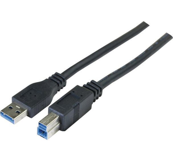 Câble USB 3.0 type A/B - Mâle/Mâle 3m
