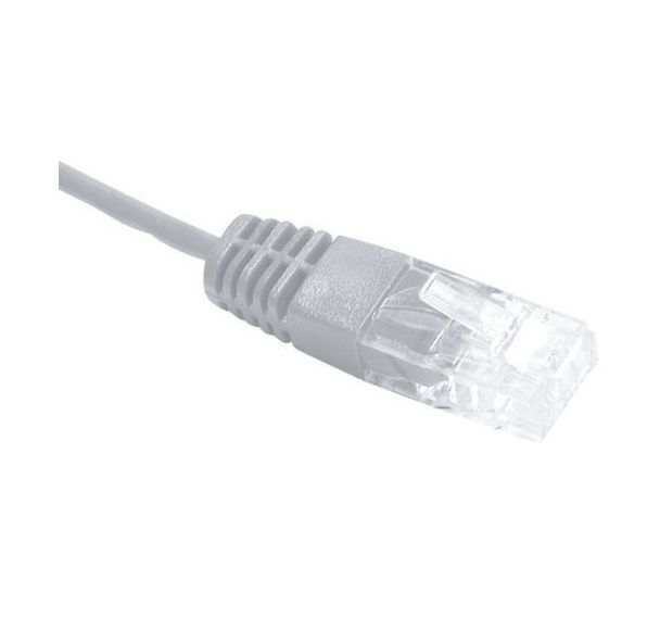 Cordon utp 1P gris RJ45/RJ45 telephone 100 ohms - 10M