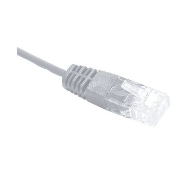 Cordon utp 1P gris RJ45/RJ45 telephone 100 ohms - 2M