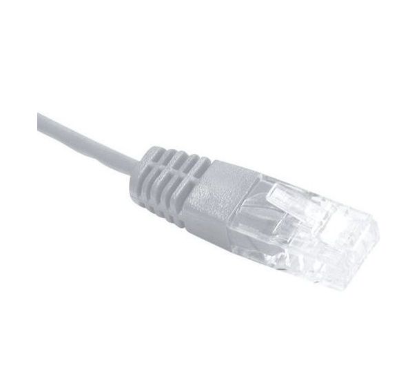 Cordon utp 1P gris RJ45/RJ45 telephone 100 ohms - 5M