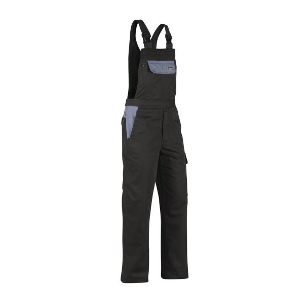 Cotte à bretelles noir/gris taille 56C