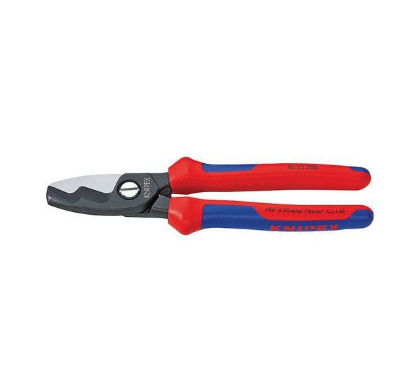 Coupe-câbles à double tranchants avec gaines bi-matière 200 mm