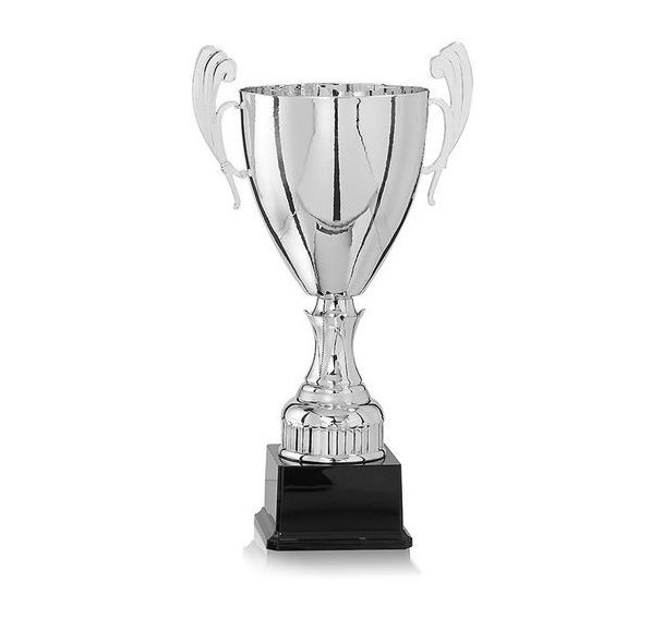 Coupe argent socle noir - prestige - 37cm
