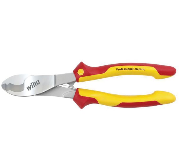 Coupe câble isolé avec ressort d'ouverture - WIHA