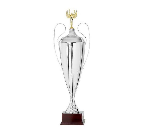 Coupe en métal argent - luxe - 107cm