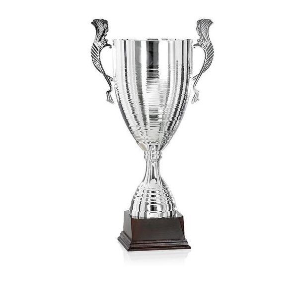 Coupe en métal argent - luxe - 53cm