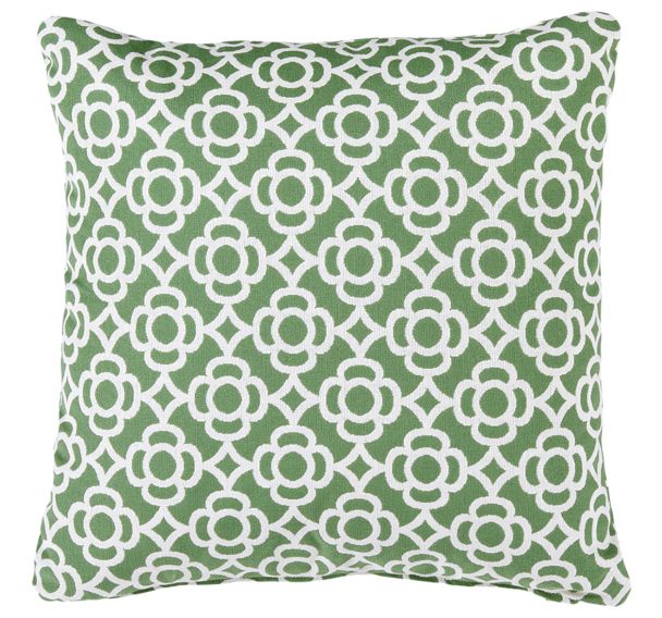 Coussin Lorette 44x44 cm - vert sauge