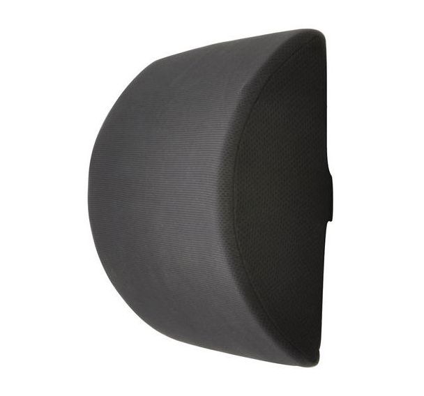 Coussin arrondi pour siège de bureau noir