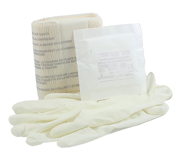 Coussin hémostatique d'urgence