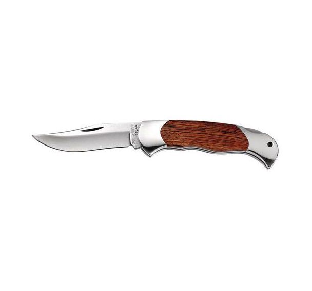 Couteau à cran d'arrêt manche bois - Ref. : 840.4A