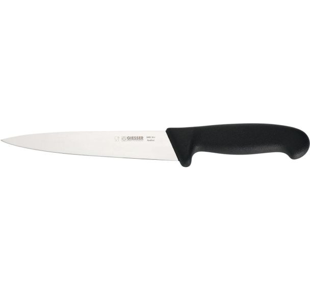 Couteau à saigner Giesser - 18 cm - Noir
