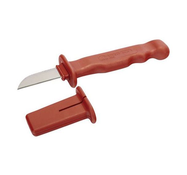 Couteau coupe-câbles isolé avec protection plastique 55,5mm