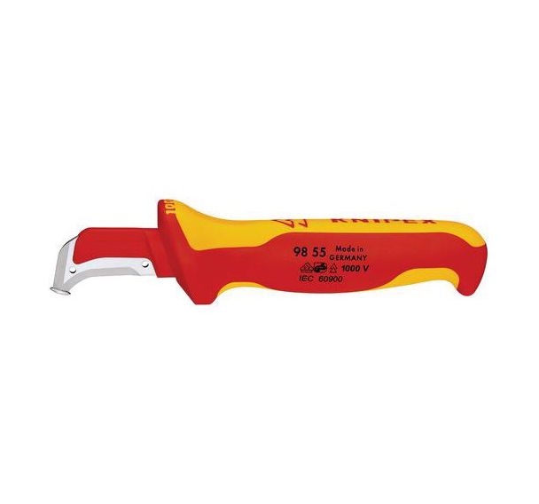 Couteau de démantèlement pour câbles ronds  - Knipex