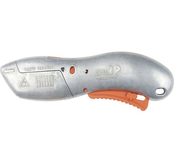 Couteau de sécurité magnésium autorétractable Tanin (Lot de 10)