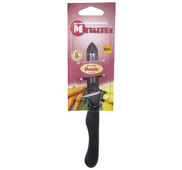 Couteau éplucheur 2 tranchants - Metaltex