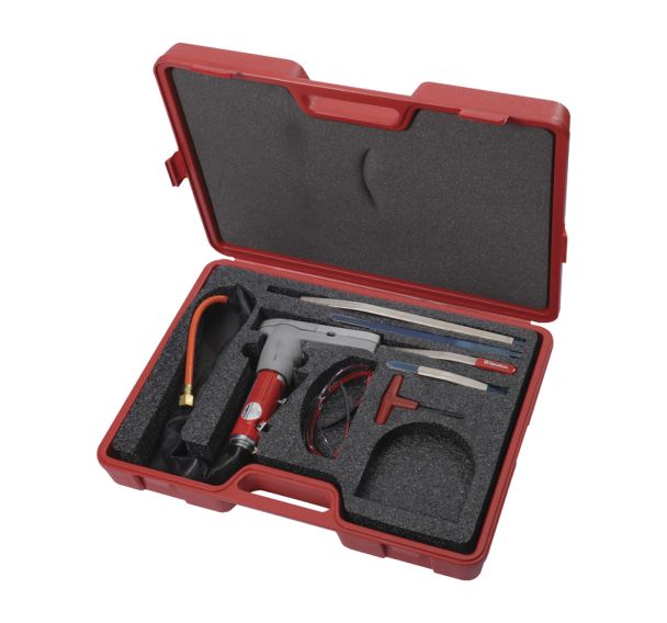 Couteau linéaire en coffret avec accessoires - Ref. : SI-AEB405