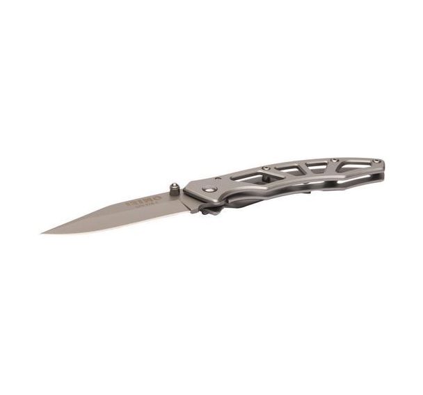 Couteau pliable acier inoxydable gris épaisseur lame 2,3mm