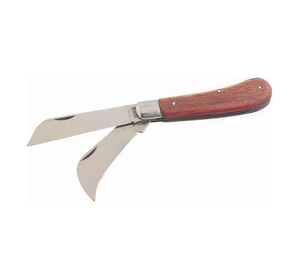 Couteau pour électricien 2 lames dont une serpette 70 mm