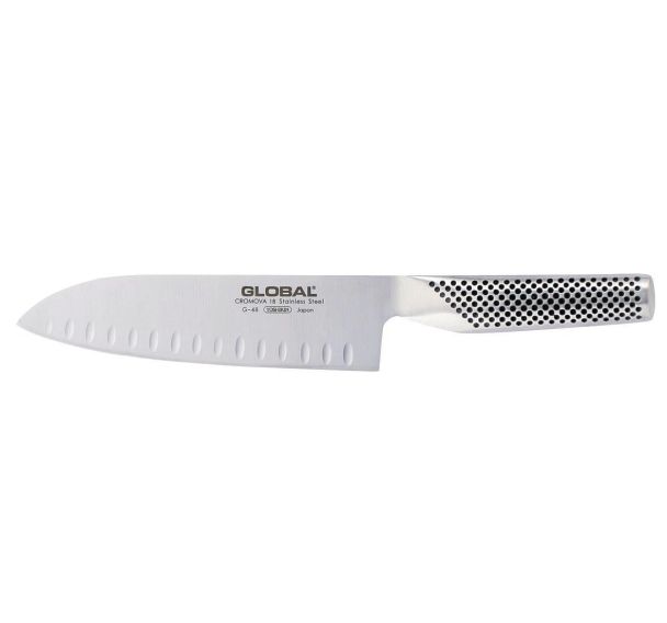 Couteau santoku G48 alvéolé L 180mm