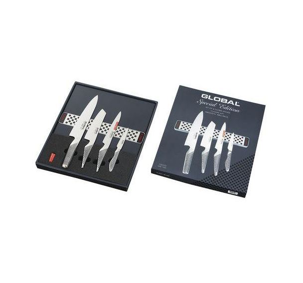 Couteaux global (x4) + barre magnétique