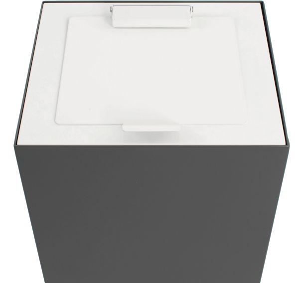 Couvercle à clapet pour poubelle de tri modulaire - 90L - V-Part