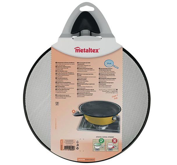 Couvercle anti éclaboussures 29cm bouton 206429-Metaltex