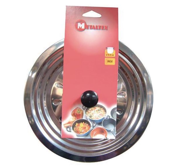 Couvercle anti gras inox-Metaltex