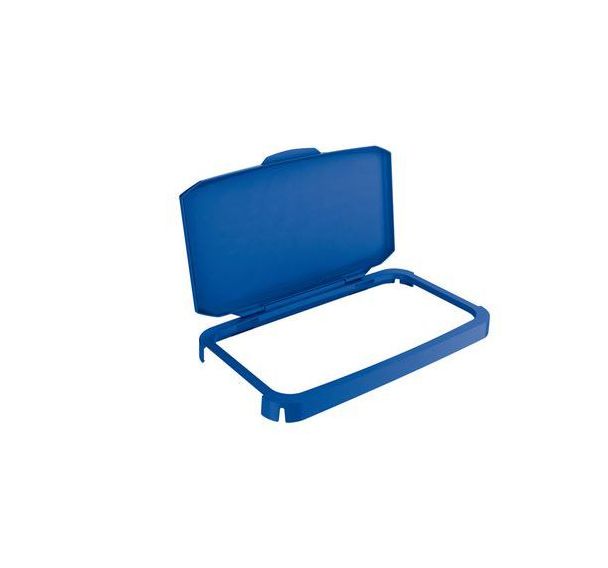 Couvercle bleu avec charnière Durabin® 60L - Durable