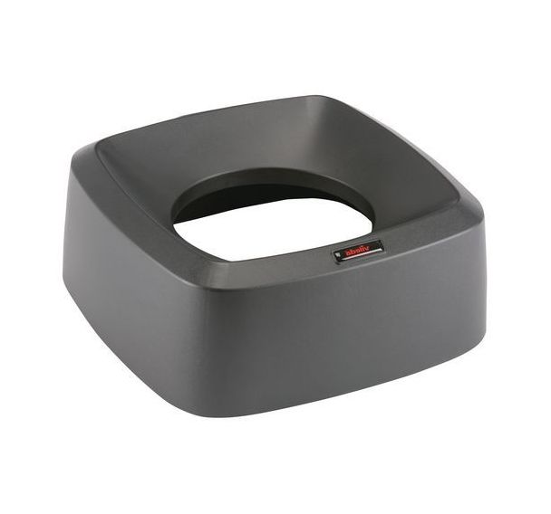 Couvercle entonnoir carré pour poubelle Iris Noir