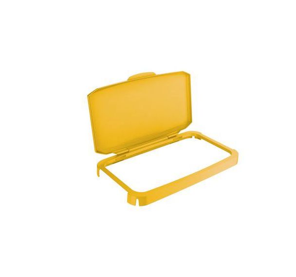 Couvercle jaune avec charnière Durabin® 60L - Durable