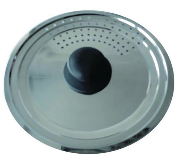 Couverclé multi degrés passoire en inox - Baumalu