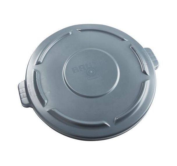 Couvercle plat pour conteneur rond Brute