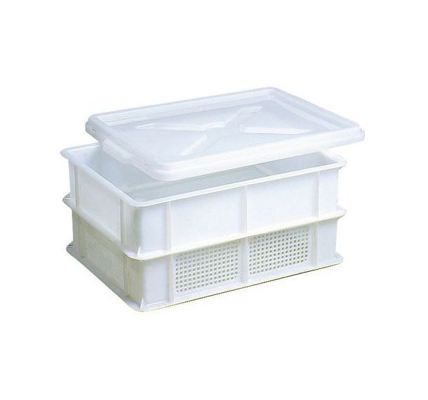 Couvercle plein pour bac gerbable 40x30 cm