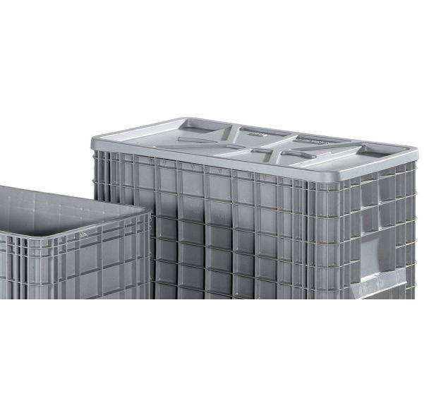 Couvercle pour caisse-palette 280 à 550 L - Manutan Expert