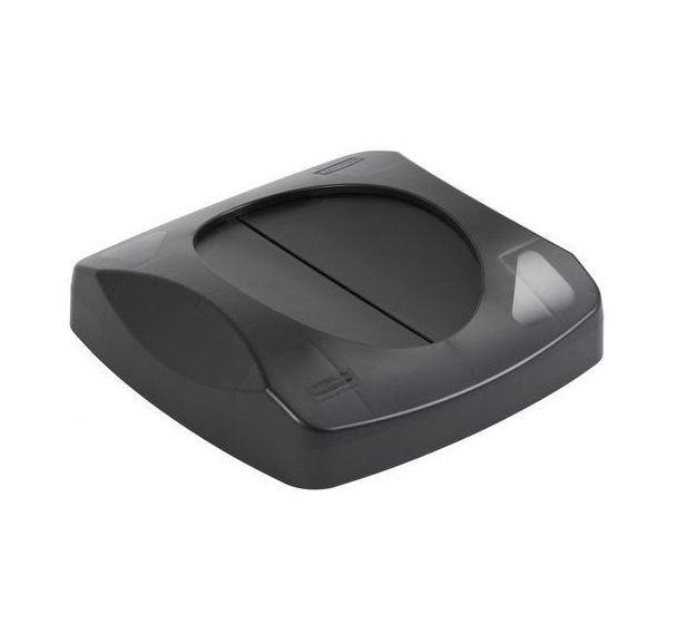 Couvercle pour poubelle carrée en plastique 87L