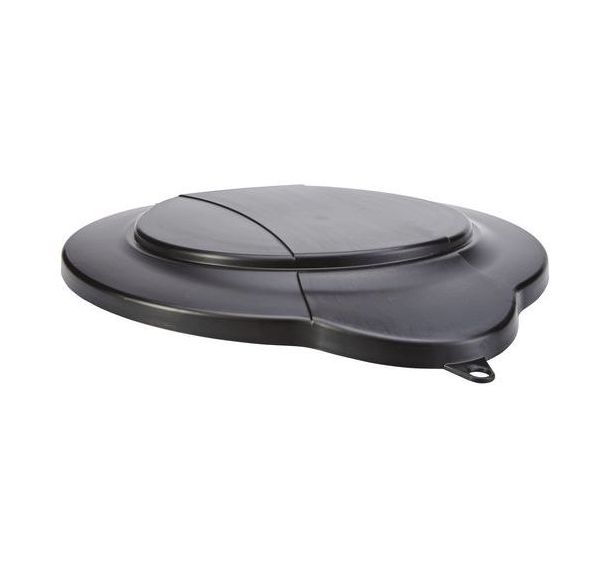 Couvercle pour seau alimentaire gradué - Noir