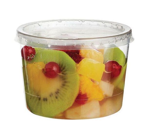 Couvercle pour verrine en polystyrène Bodega - Lot de 900 - Matfer Flo