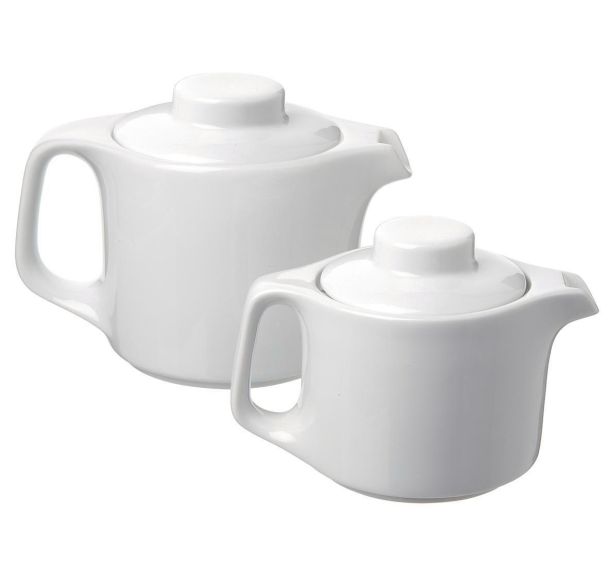 Couvercle théière en porcelaine 43cl blanc-Delta
