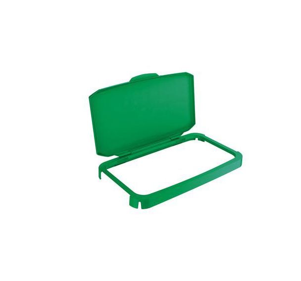 Couvercle vert avec charnière Durabin® 60L - Durable