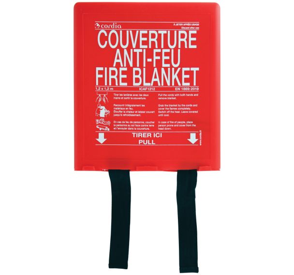 Couverture anti-feu boitier rigide